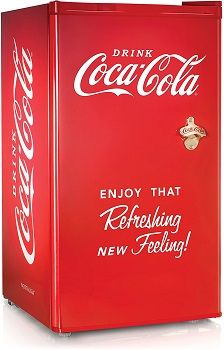 Nostalgia Coca-Cola Series Refrigerator with Freezer